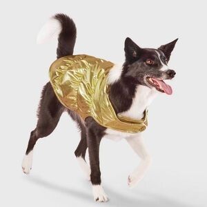 Gold puffer coat  Dog Jacket - Boots & Barkley